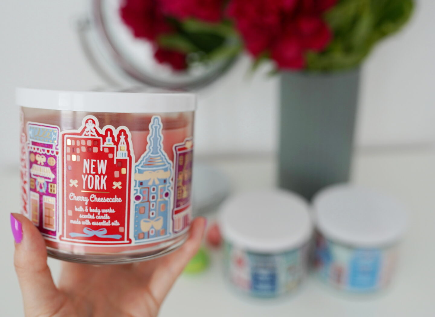 Sviečka Bath and Body Works Cherry Cheesecake NEW YORK